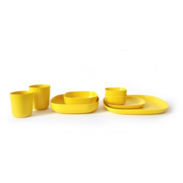 Yellow Gusto Dinner Plate by Ekobo