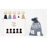 The Doolhouse Book + Pebbles, tiny wooden dools