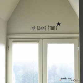 Sticker "Ma Bonne Etoile" de la Marque Poetic wall® sur LaCorbeille.fr
