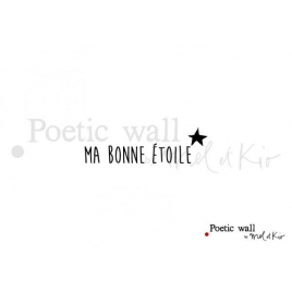 Sticker "Ma Bonne Etoile" de la Marque Poetic wall® sur LaCorbeille.fr