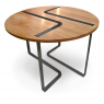 Table design Sangle ronde design Jocelyn Deris pour LaCorbeille.fr