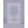 Lampe design de table ou chevet Outlight MDF blanc laqué sur LaCorbeille.fr
