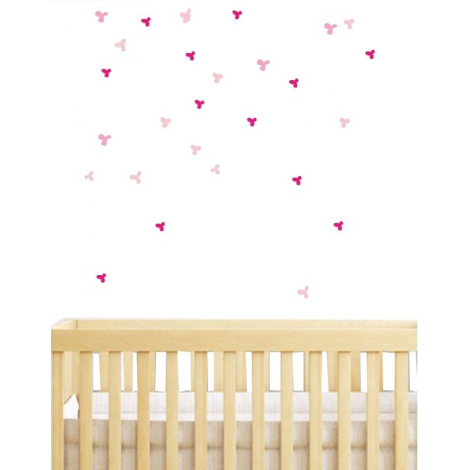 Stickers fleurs rose de la marque Wee Gallery sur LaCorbeille.fr