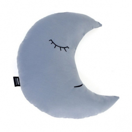 Coussin Lune design Paparajote pour la marque Atomic Soda sur LaCorbeille.fr