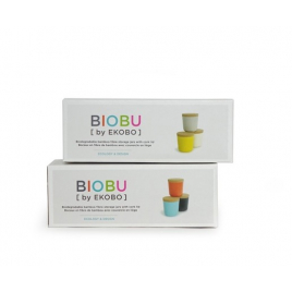 Set de 3 petits bocaux avec couvercle en liège de la marque Ekobo sur LaCorbeille.fr