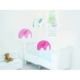 Mobile Elephant Pastel de la marque Flensted sur LaCorbeille.fr