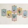 6 Cartes Postales 100DRINE Bouquets Lisbonne sur LaCorbeille.fr