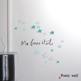 Sticker Petites Ombres "Ma Bonne Etoile" de la collection Poetic Wall sur LaCorbeille.fr