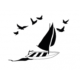 Sticker "downwind"