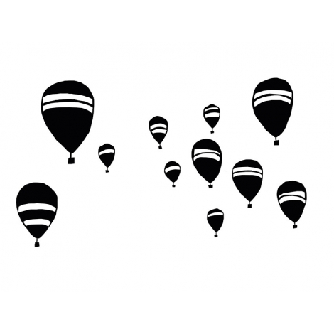 Sticker "All the hot air balloons"