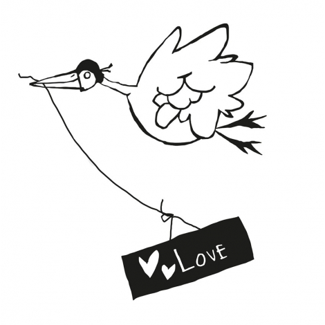 Sticker La Bonne Nouvelle de la collection Poetic Wall 2017 sur LaCorbeille.fr