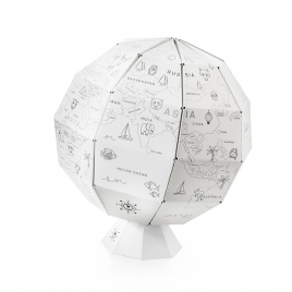 My first Globe : mappemonde à colorier