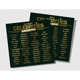 Drink Identifiers stickers Celebrities