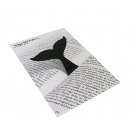 Whale tail bookmark