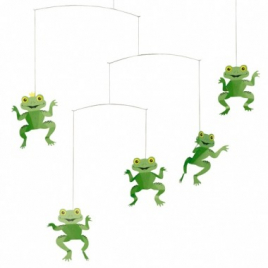 Happy frogs mobile