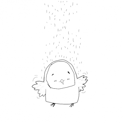 Sticker "Under the Rain"