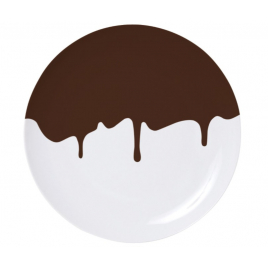 paire d'assiettes "Chocolat" design Ich et Kar pour Domestic sur LaCorbeille.fr