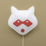 Red Raccoon wall light
