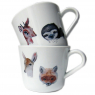 Porcelain stickers Animals