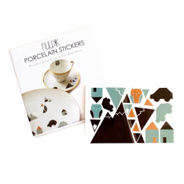 Porcelain stickers Little Town