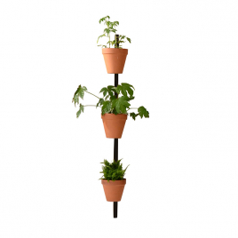 Wall mount for 3 pots Xpot 02