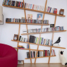 Bibliotheque bois chêne design Mikado - Ed Compagnie - sur laCorbeille.fr