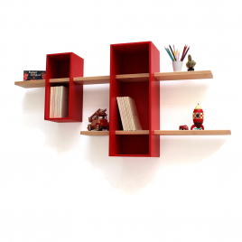 Max wall bookcase - Double version