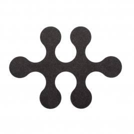 Felt carpet "Molecule" x6 pieces