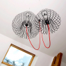 Grande suspension design noire Light Cage design Jocelyn Deris sur LaCorbeille.fr