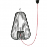 Grande suspension noire Light Cage design Jocelyn Deris sur LaCorbeille.fr