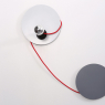 Wall lamp SPOTLIGHT : grey & colour(s)