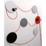 Applique Spotlight grise design Bebnjamin Faure sur LaCorbeille.fr