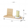 Set de bureau avec mug Kagome de la marque Ideaco sur LaCorbeille.fr