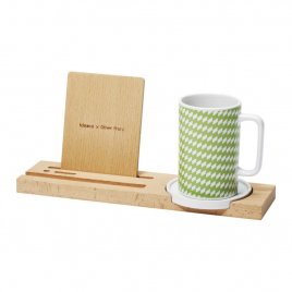 Set de bureau avec mug Kagome de la marque Ideaco sur LaCorbeille.fr