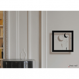 Sticker frame shadow Romeo and Juliette