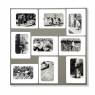 Porte-photo M9 gris et blanc design Presse Citron sur LaCorbeille.fr