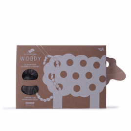 Jeu en bois original Woody, le mouton à tricoter de la marque Les Jouets Libres sur LaCorbeille.fr