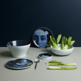Stackable plates and bowls Osorio YUAN in melamine