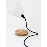 Luminaires design bois Petite lampe Cône - Design Jocelyn Deris sur LaCorbeille.fr