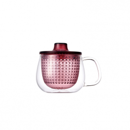 Tea cup with strainer and lid Unimug