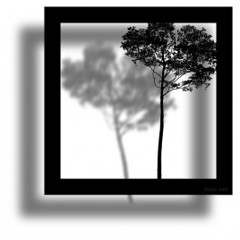 Sticker frame shadow The Forest