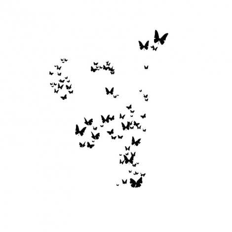 Sticker "All the butterflies"