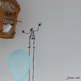 Stickers Les Tout Là Haut : the woman
