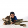 Dinosaure : déguisement, tapis et plaid de la marque Wild and Soft sur LaCorbeille.fr