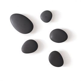 Pebble coat hook in porcelain X5