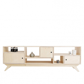 Low sideboard with scandinavian spirit