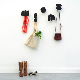 Set of 5 Coat Hooks ENRI