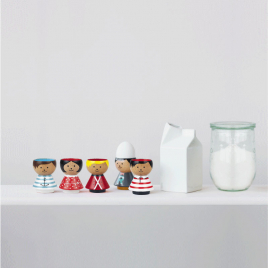 Wood Egg cup Bordfolk for BOY by Lucie Kaas