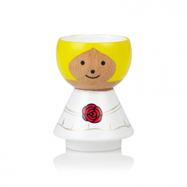 Wood egg cup Bordfolk for GIRL by Lucie Kaas