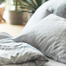 Bed linen "Snow" for 1 or 2 places by the brand Hayka on LaCorbeille.fr